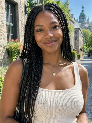Illustrative profile photo of a sugar baby in Montreal
